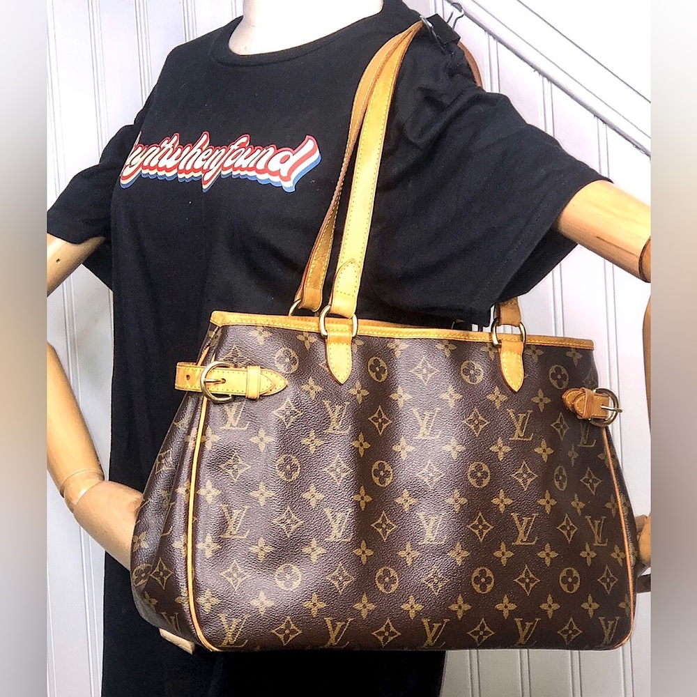 LOUIS VUITTON Batignolles LV Monogram E/W Tote BUYNOW COMES WITH: COA DUST BAG